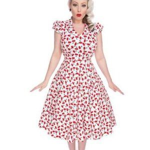 Cherry swing dress